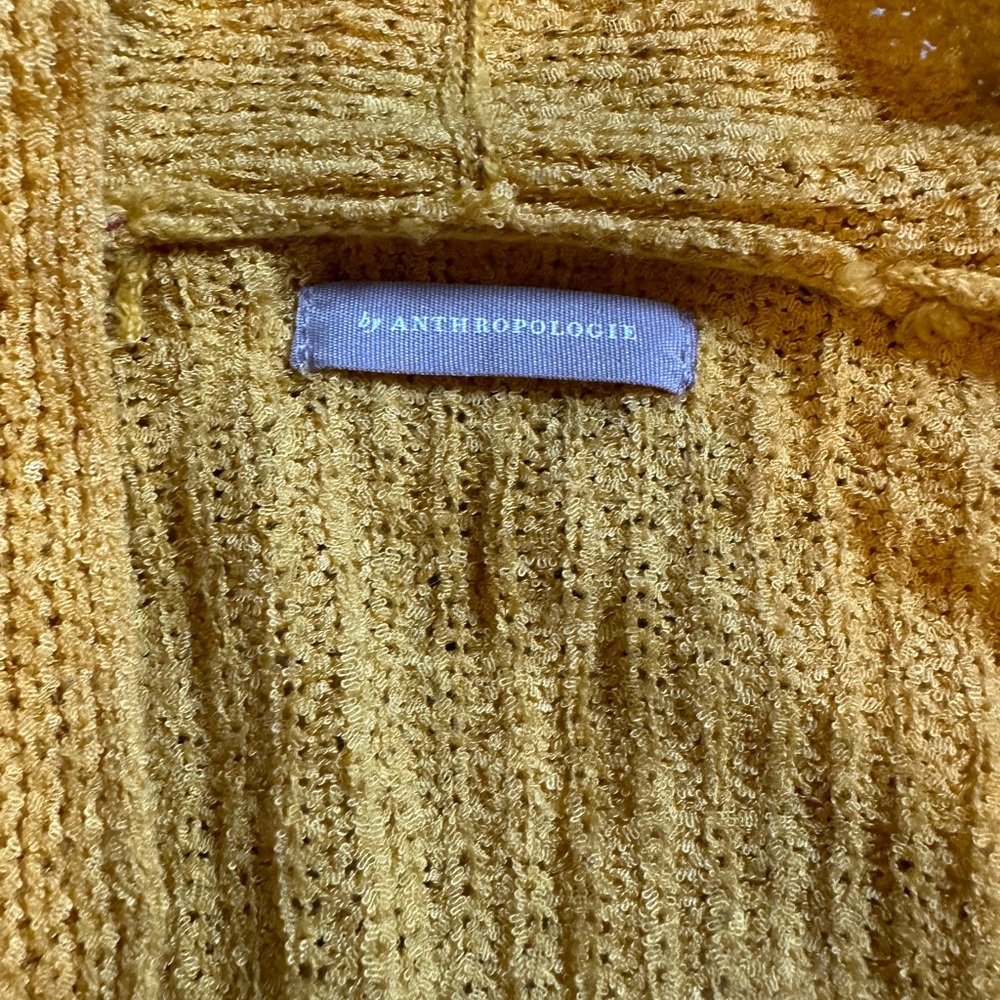 Anthropologie Goldenrod Cardigan - Picture 3 of 5